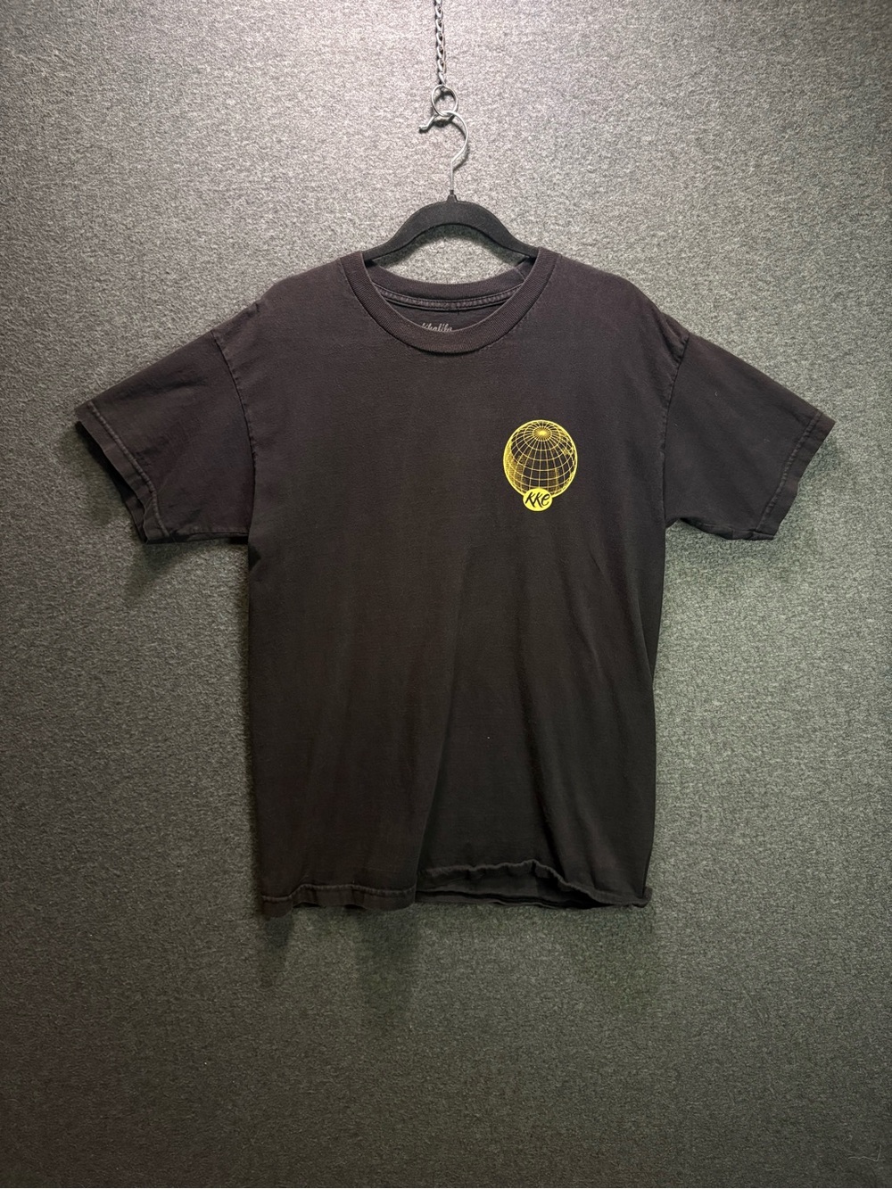 Khalifa Kush Enterprise Graphic Tee with Yellow Globe Accent